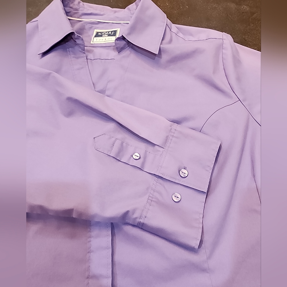 Womens Large Riders Lee Easy Care button down Shirt - Picture 4 of 9